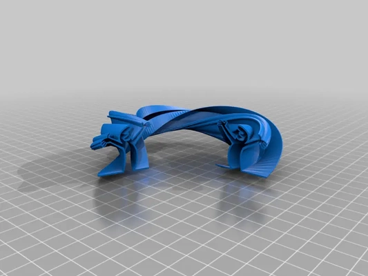 lalinea-twisted-happy - moebius 3d by syzguru11 on thangs 3d print model - Mito3D