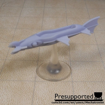 lamprey ship spelljammer miniature dnd - 3d by mechatronist on thangs 3d print model - Mito3D