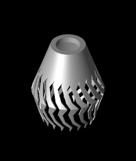 lampshade2stl 3d model 3dmodelmaker thangs 3d print model - Mito3D