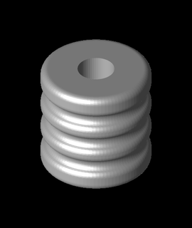 cordon perle v3 stl bas débitthai 3d print model - Mito3D