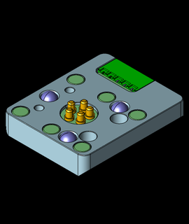 Laserdock cnc Laser Docking Bahnhof opt 3d Modell danke 3d print model - Mito3D