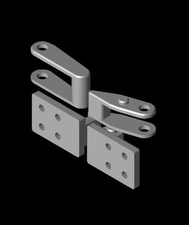 latch+toggle+lock+samesizestl 3d print model - Mito3D