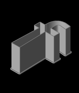 Latince küçük mektup iç içe geçmiş Kutu v1 3d print model - Mito3D