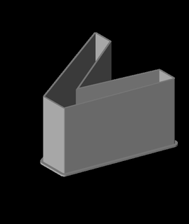 latin small letter nestable box v1 3d print model - Mito3D