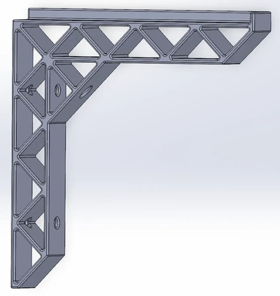 treillis étagère entretoise 3d by oadinc 3d print model - Mito3D