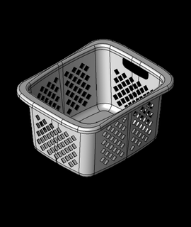 laundry basket 3d model nates144 thangs 3d print model - Mito3D