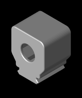 lazermad nozzle adapter attachment 3d print model - Mito3D