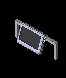 lcd capacitif toucher écran afficher Entreprise industriel 3d print model - Mito3D