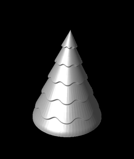 propensión Navidad árbol 3d modelo juankmed gracias 3d print model - Mito3D