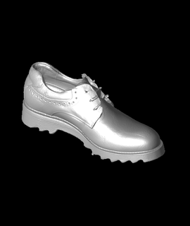 leather shoe generated revopoint pop 3d model thangs 3d print model - Mito3D