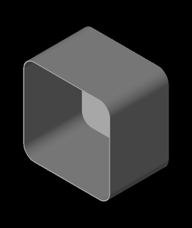led cube - c3fh4 rgb docah 3d print model - Mito3D