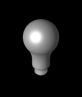 led light bulb v1stl yass ostath Home & Garden 3d print model - Mito3D