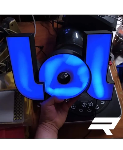led word sign lol - 3d by reklaw3d on thangs 3d print model - Mito3D
