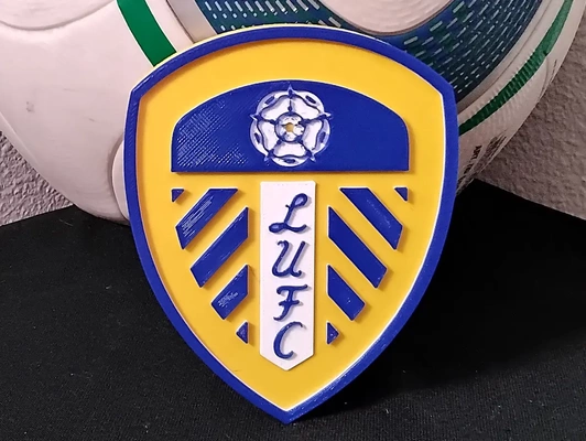 leeds united fc coaster or plaque - 3d by daddywazzy thecreator on thangs 3d print model - Mito3D