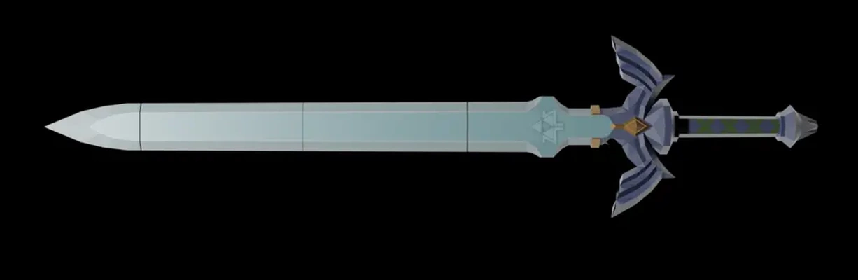 legend of zelda master sword - 3d by tylermakesstuffs on thangs 3d print model - Mito3D