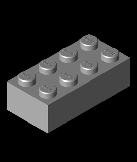 lego brick 2x4stl joarlars1 3d print model - Mito3D