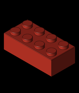 Lego Backstein v2stl ostath Hobbys Spiele 3d print model - Mito3D