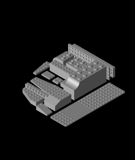 Lego Gebäude Blöcke 3d Modell danke 3d print model - Mito3D