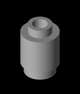 lego cylindre Goujon truc 3d modèle Élie 3d print model - Mito3D