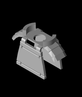 lego senju armure Rhys impression 3d print model - Mito3D