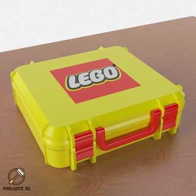 lego sıralayıcı kutu 3d by frikarte3d teşekkürler alışveriş oyuncaklar bina adet araç araçlar organizasyon renkler düzenlemek 3d print model - Mito3D