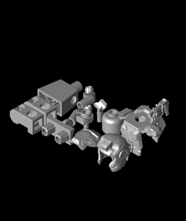 lego war machine ironman minifigurestl 3d model thangs 3d print model - Mito3D