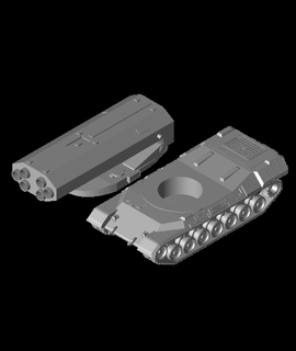 Leopard 1 rs80 Mars Hobbys Spiele 3d print model - Mito3D
