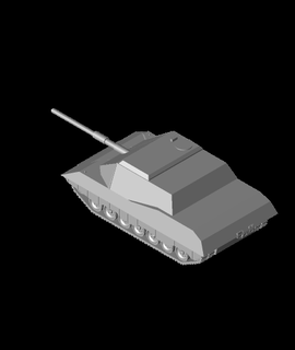 leopardo 1 tanque sigilo Marte aficiones juegos 3d print model - Mito3D