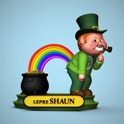 lepreshaun -garbage pail kids - 3d by chelscct chelseycreatesthings on thangs 3d print model - Mito3D