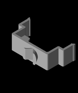 levolor valance clip blademonkey 3d print model - Mito3D