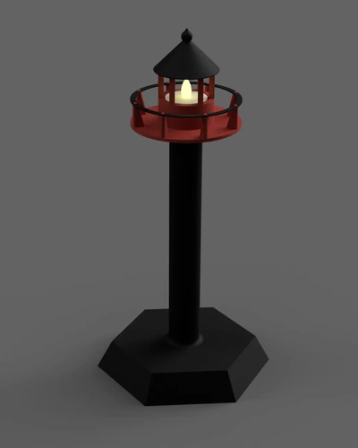 lighthouse - paper towel holder functionalart 3d by simomaat on thangs 3d print model - Mito3D