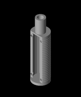 sabre laser poignée milieu 3d modèle rrivas305 3d print model - Mito3D