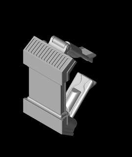 lightsaber stand gandykasper 3d print model - Mito3D