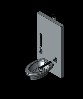 limité toilette 3d modèle conception vélo 3d print model - Mito3D