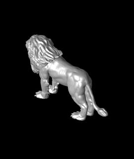 lion 3d model 3ddesigner thangs 3d print model - Mito3D