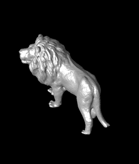 Lion généré revopoint pop 3d modèle 3d print model - Mito3D