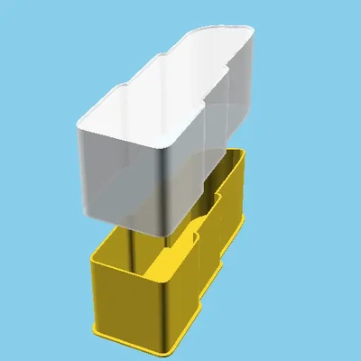 lipstick nestable box v1 - 3d by ppac on thangs 3d print model - Mito3D