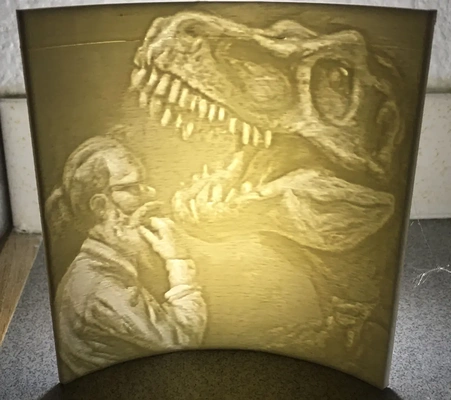 lithophane of my boss - 3d by briangrossmiller on thangs 3d print model - Mito3D