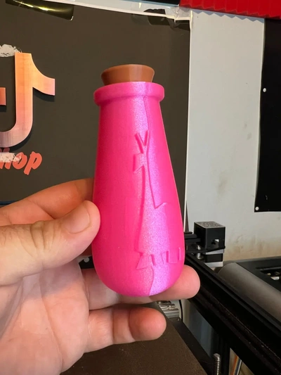 llama potion bottle - 3d by grizzledgnome on thangs 3d print model - Mito3D