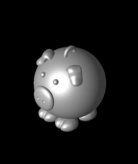 llavero cerdoto matb arti divertimento 3d print model - Mito3D