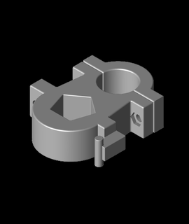 lnb poty adaptador espaço 3d modelo 3d print model - Mito3D