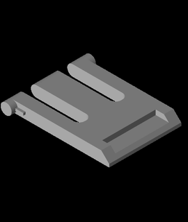 Logitech clavier inclinaison jambe dispositifs 3d print model - Mito3D