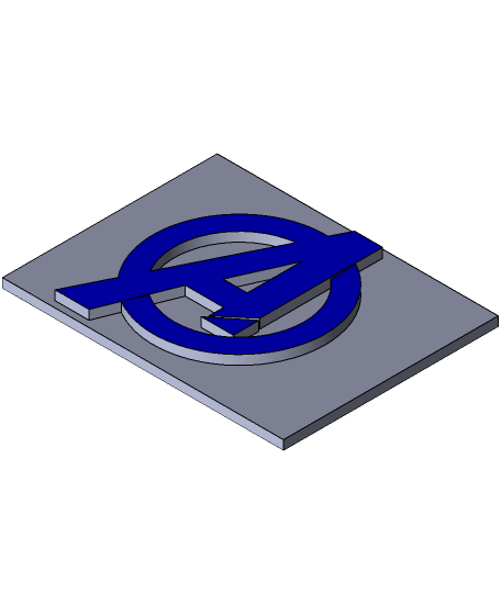 logo avengersldprt 3d modello albertoabbruzzese grazie 3D print model - Mito3D