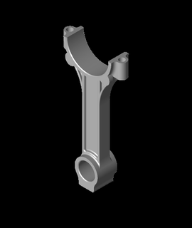 long connecting rod 3d model evanhecht thangs 3d print model - Mito3D