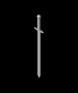 longue épée v1stl 3d modèle ryrysmith12 3d print model - Mito3D