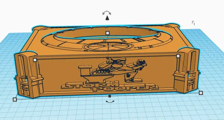 tejido caja tormenta aguafiestas stl 3d by solarp on gracias 3d print model - Mito3D