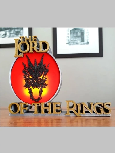 lord of rings lamp - 3d by printbunny on thangs lor bedside smaug 3dprintbunny 3d print model - Mito3D