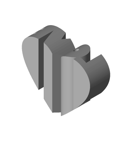 love heart sevgili 3D print model - Mito3D