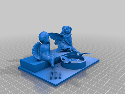 love birds tea light - scoobypez 3d print model - Mito3D