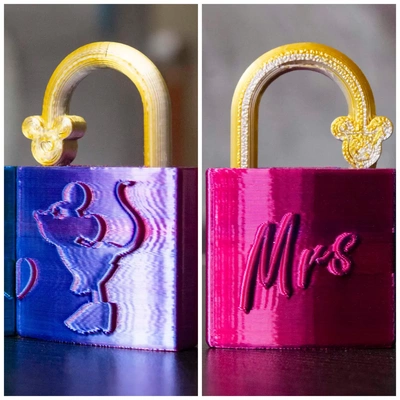 love mr mrs - thangs valentine's day contest 3d by ilaria3dmaker on 3d print model - Mito3D